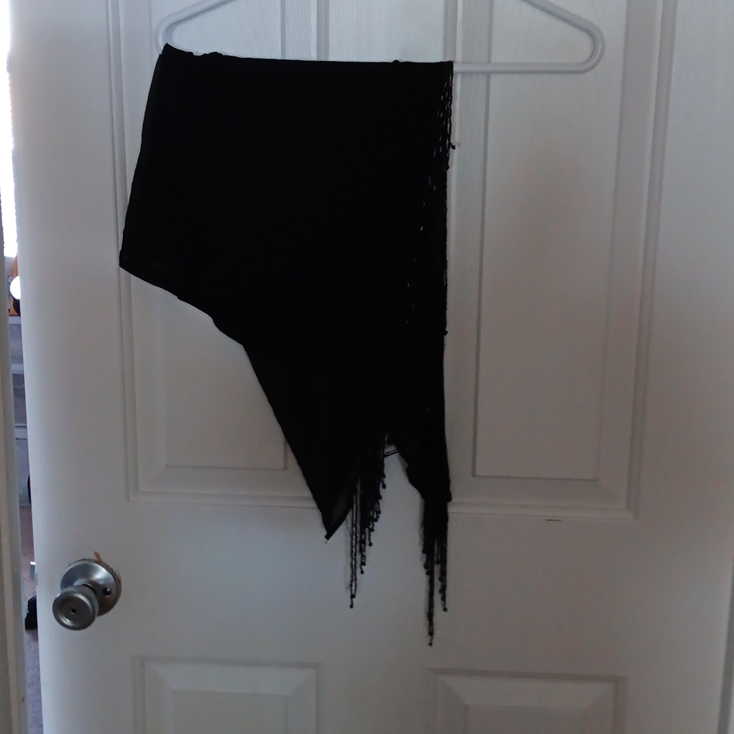 Sheer Wrap/ Scarf With Beads